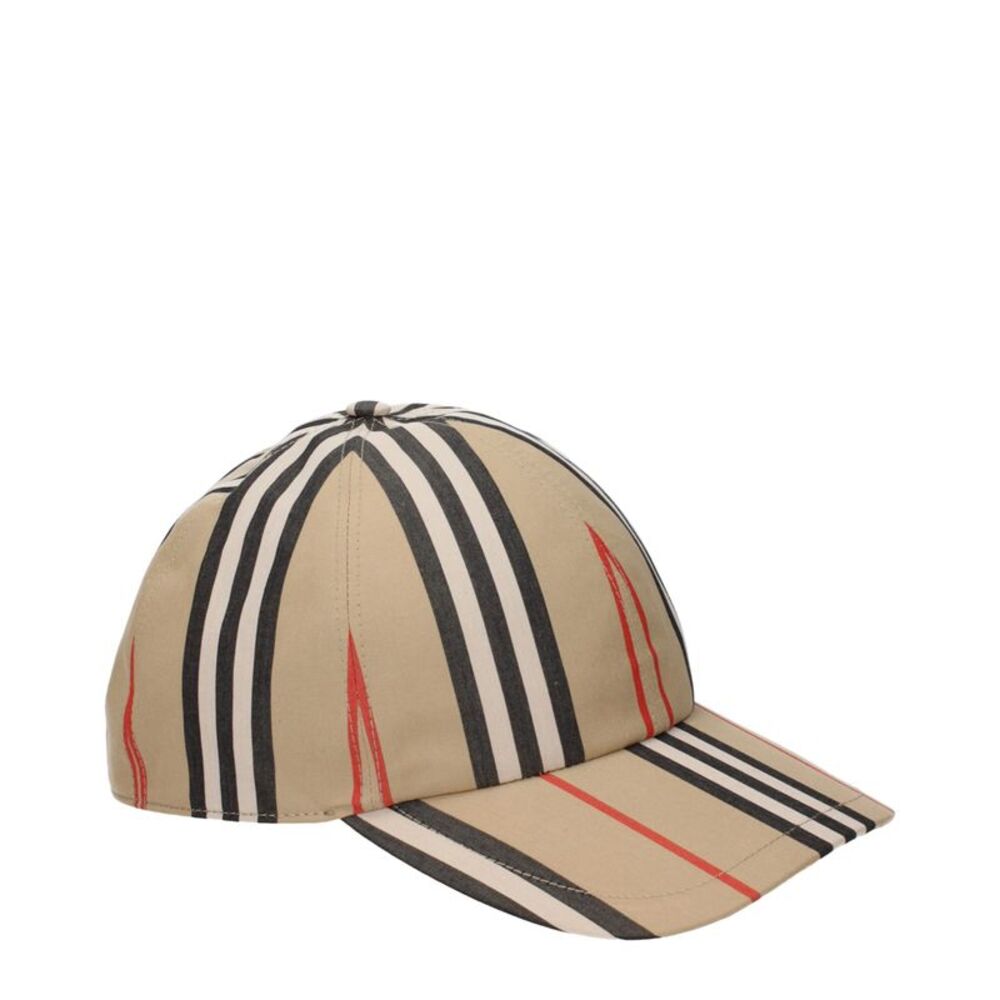 Burberry Beige Cotton Cap (Baseball Men's Hat)